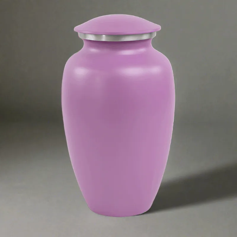 Classic Lilac Cremation Urn