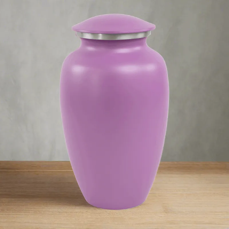 Classic Lilac Cremation Urn