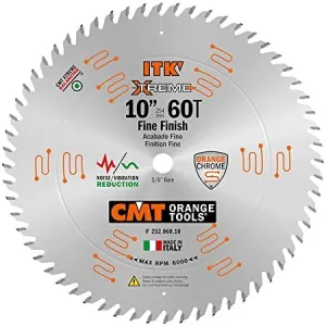 CMT 252.060.10  -  10" 60T ITK XTREME Fine Cut Off Blade