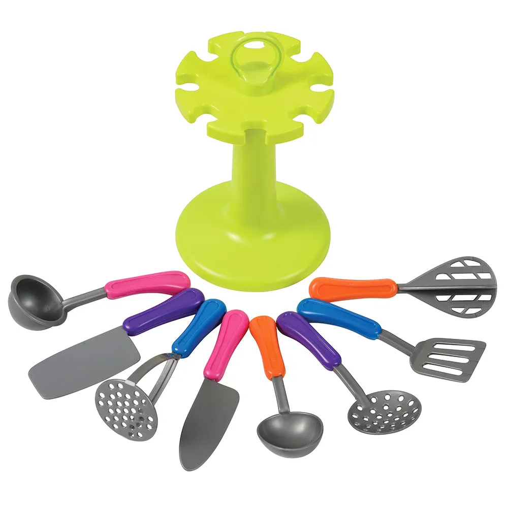 Color-Fun Cookware Set | 39-Piece Pretend Play Cooking Set