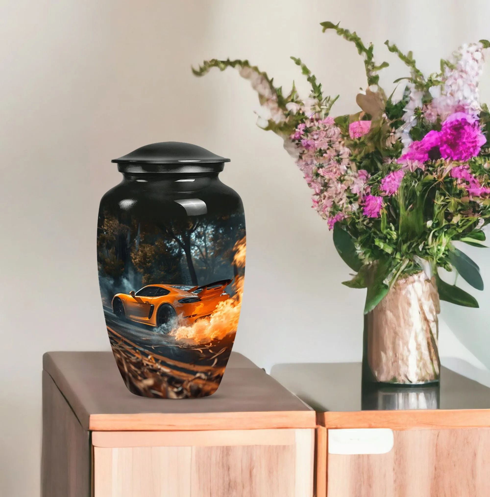 Commemorative Car Urn-Unique Cremation Urn for Men
