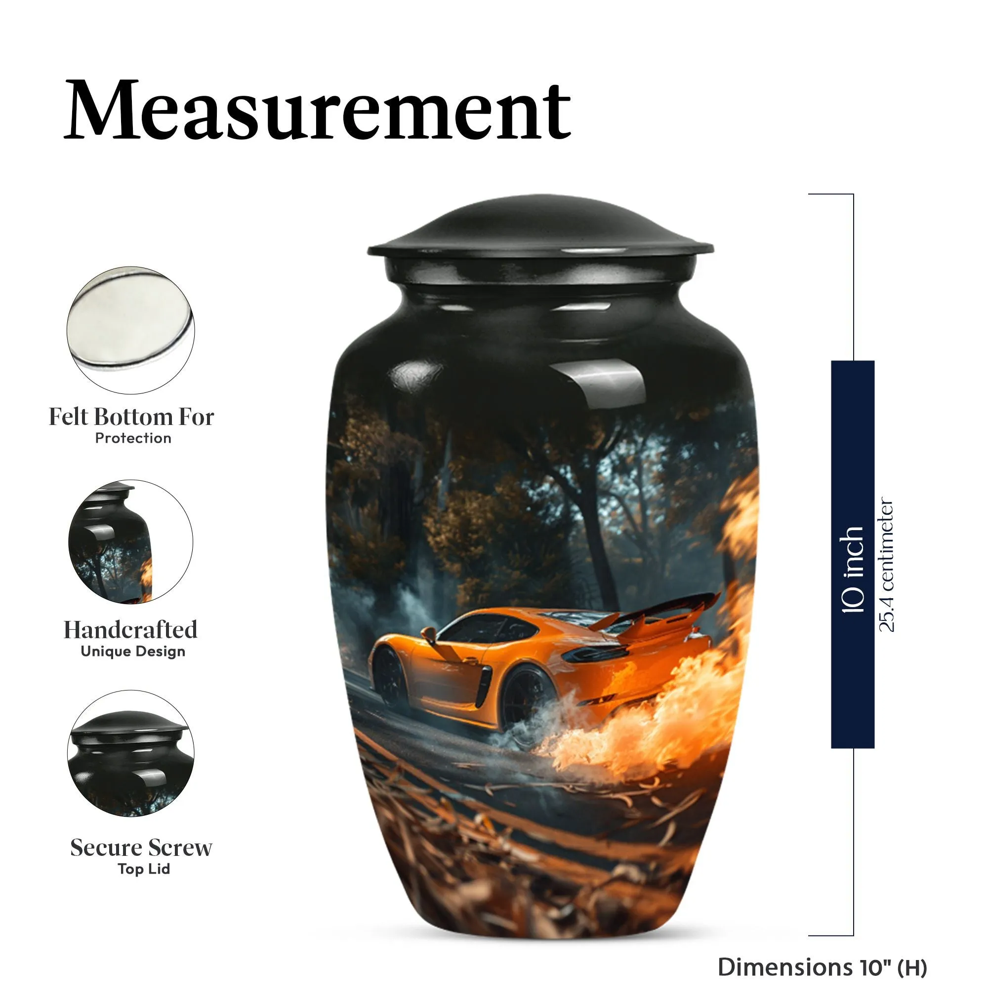 Commemorative Car Urn-Unique Cremation Urn for Men
