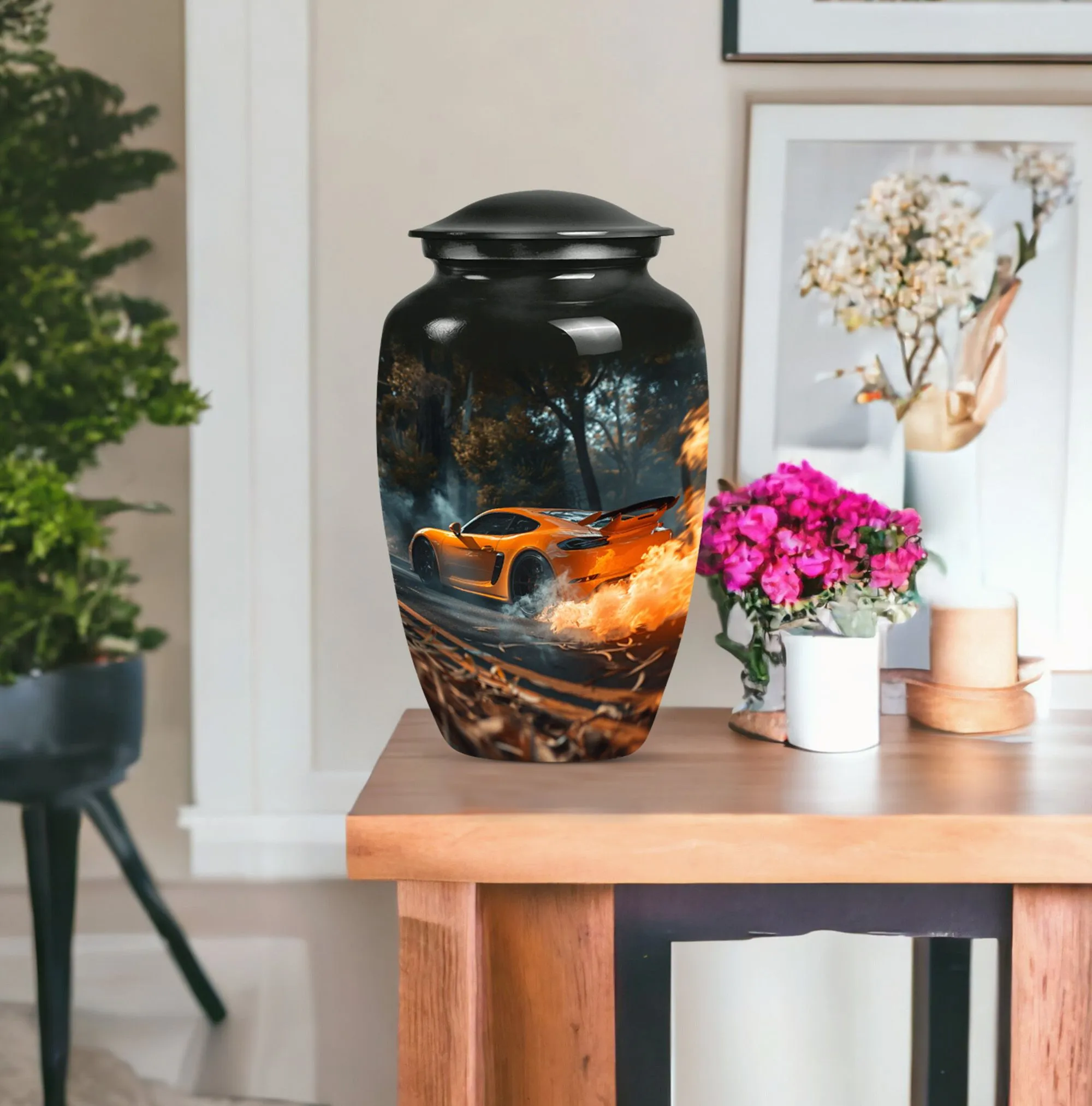 Commemorative Car Urn-Unique Cremation Urn for Men