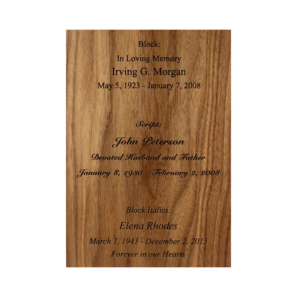 Companion Cremation Urn with Hunter & Dog 3D Wood Inlay