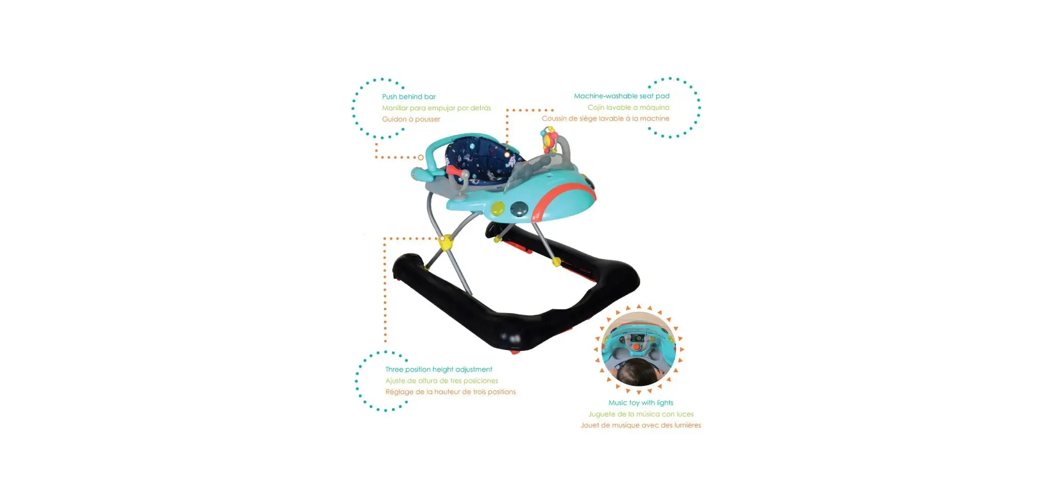 Creative Baby Astro Walker, One Size
