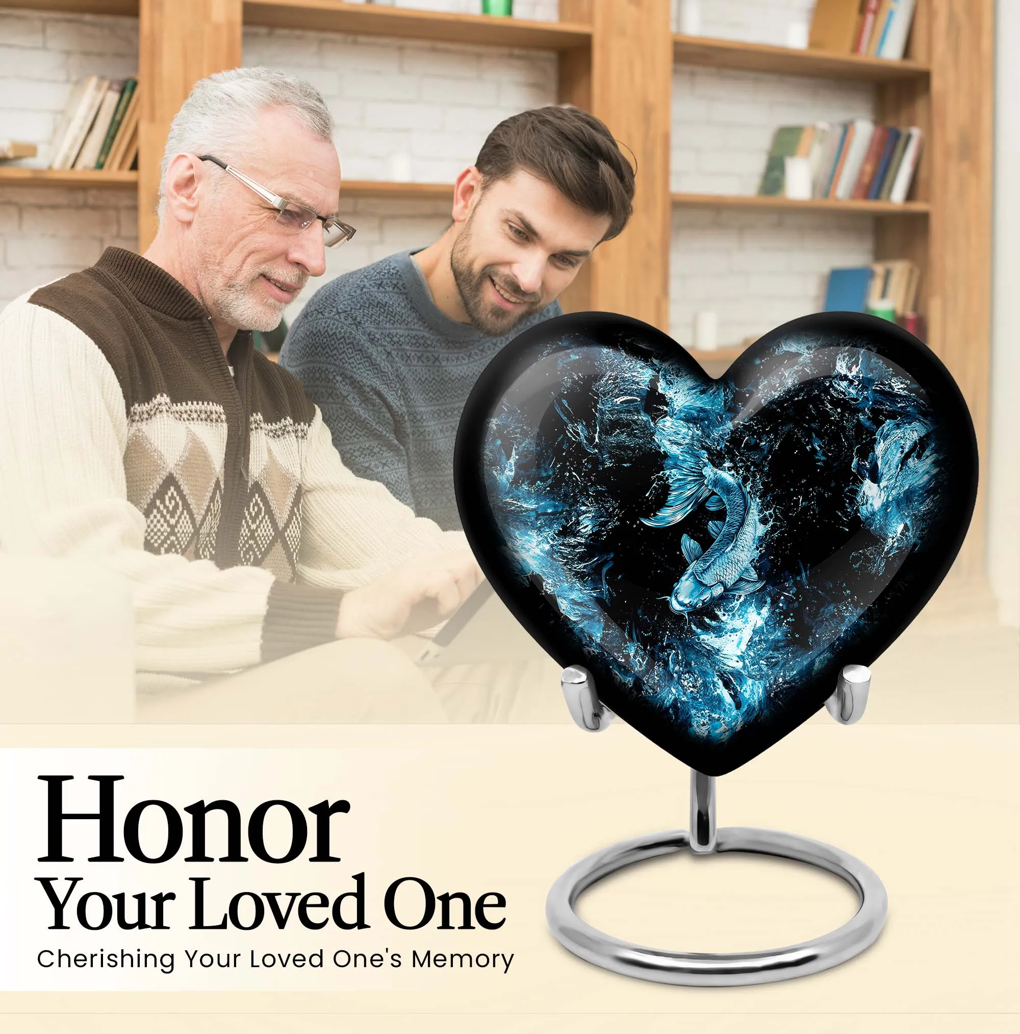 Cremation Fish Urn - Cherished Memory for Mom Ashes Remains