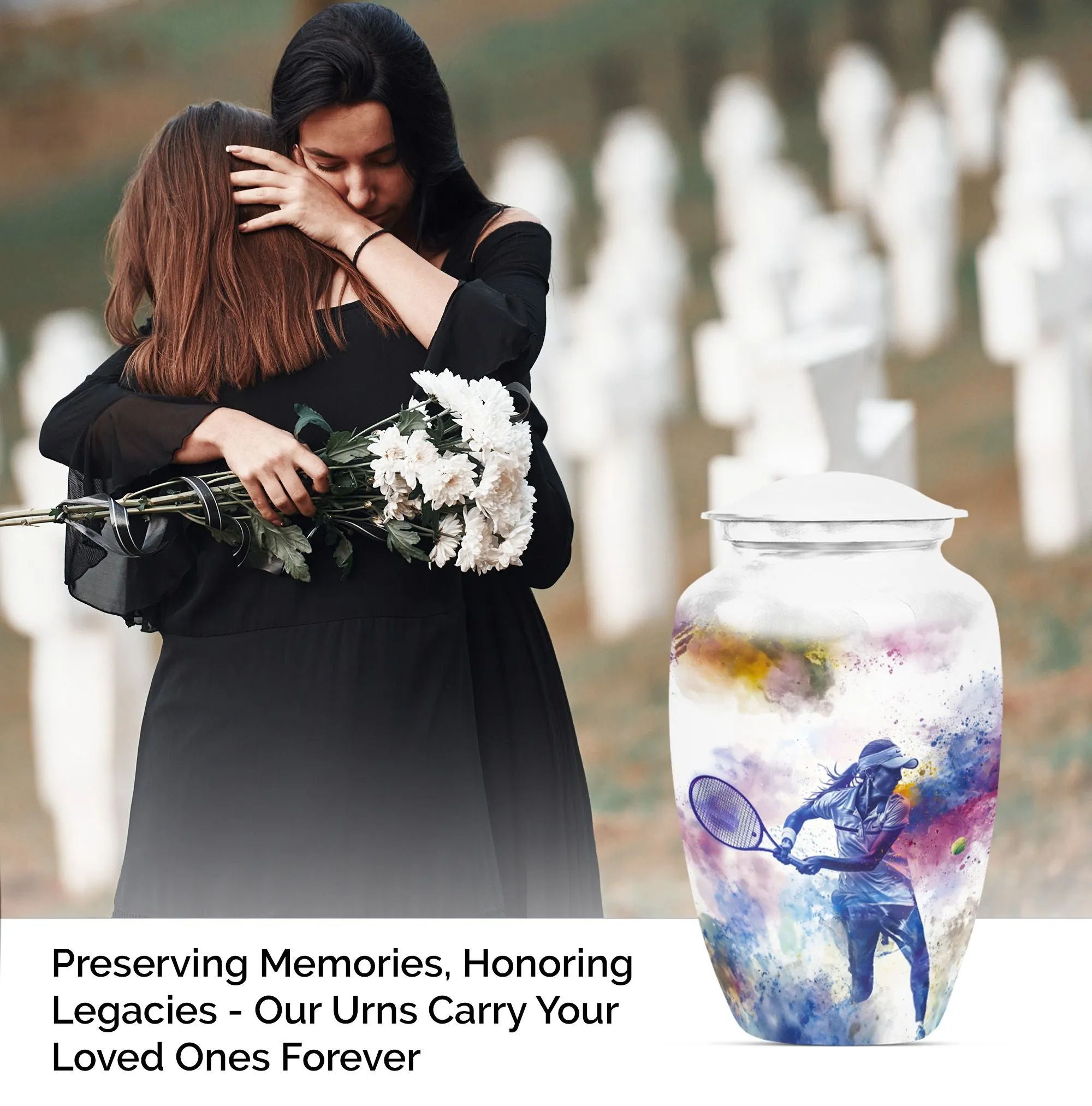 Cremation Keepsake Urn: Women's Memorial Urn
