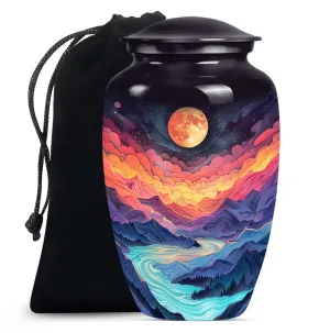 Cremation Urn: Lavender Meadows - Majestic Mountain