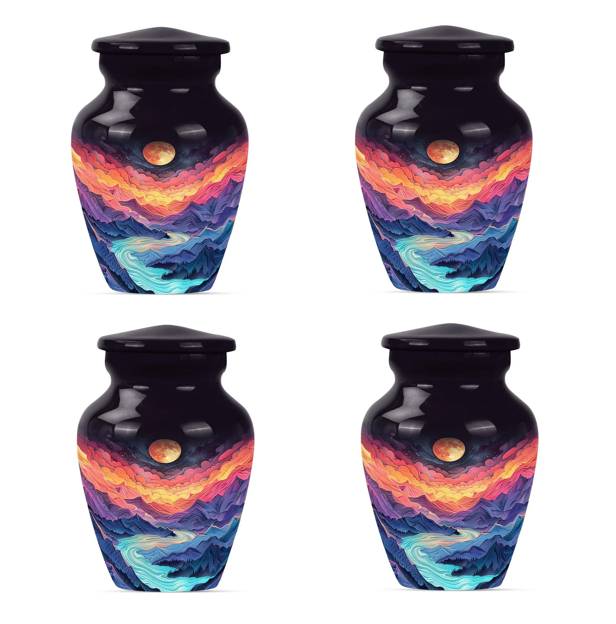 Cremation Urn: Lavender Meadows - Majestic Mountain