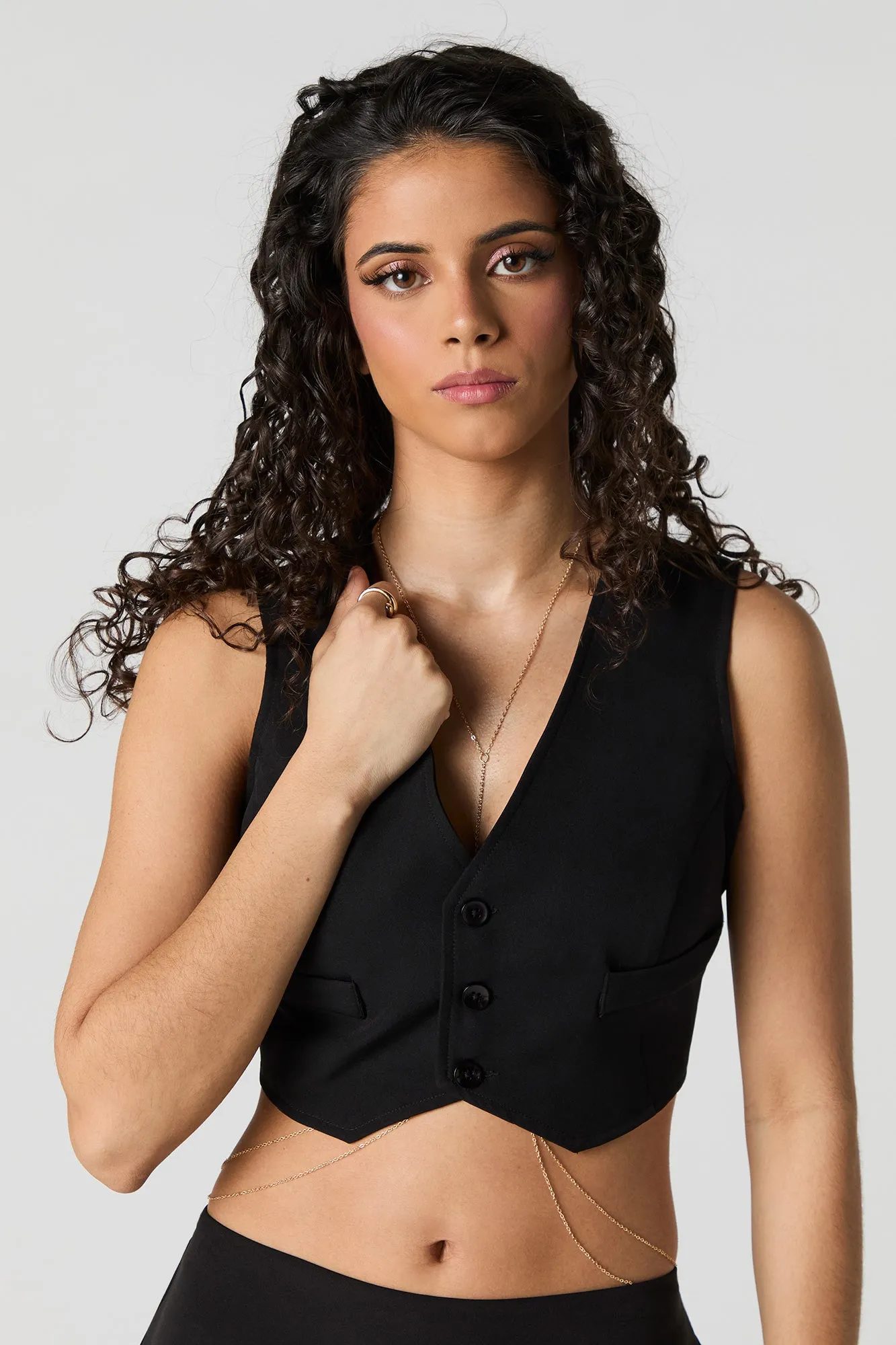 Cropped Vest