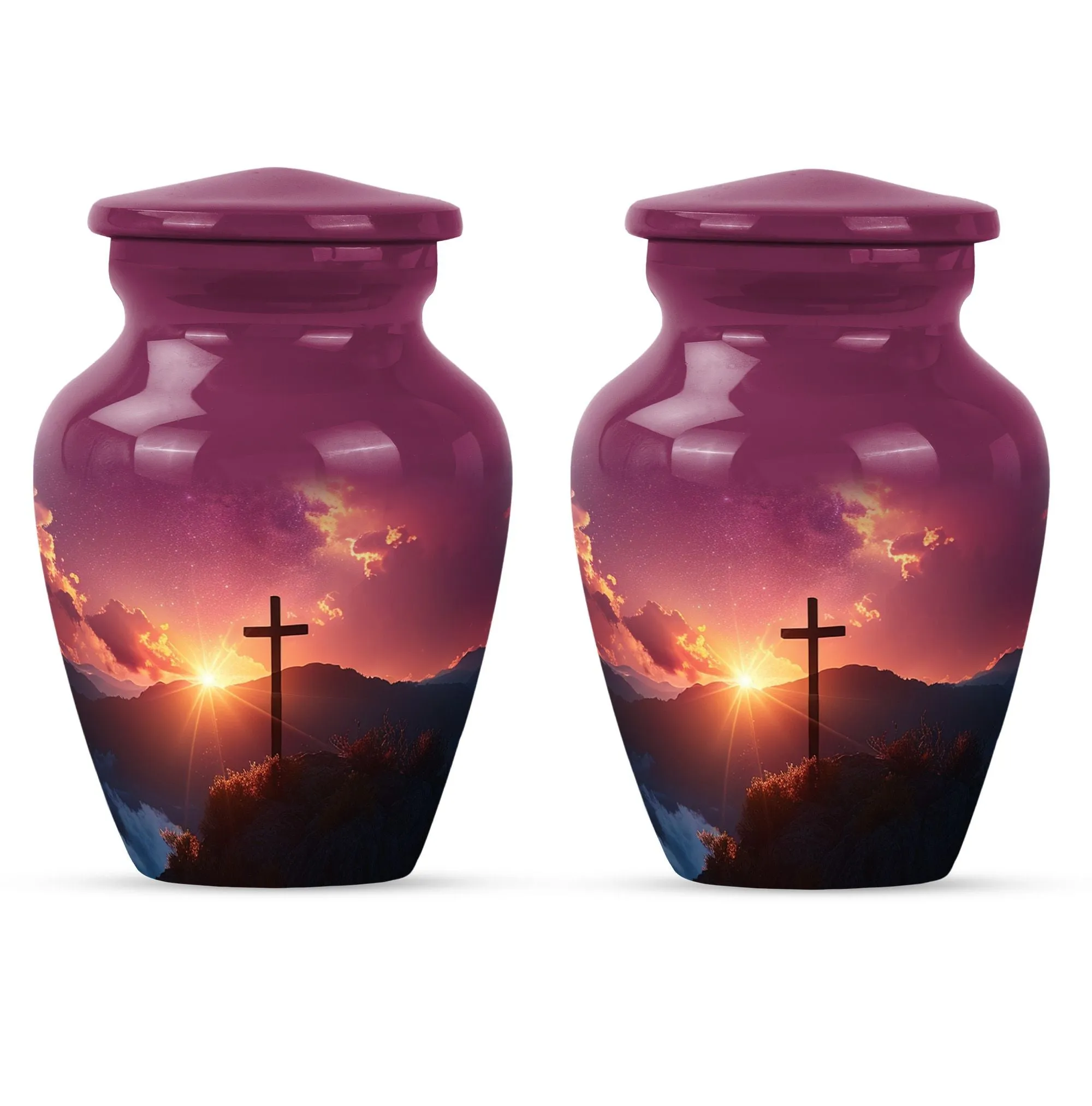 Cross Remembrance - A Memorable Urn for Women Ashes