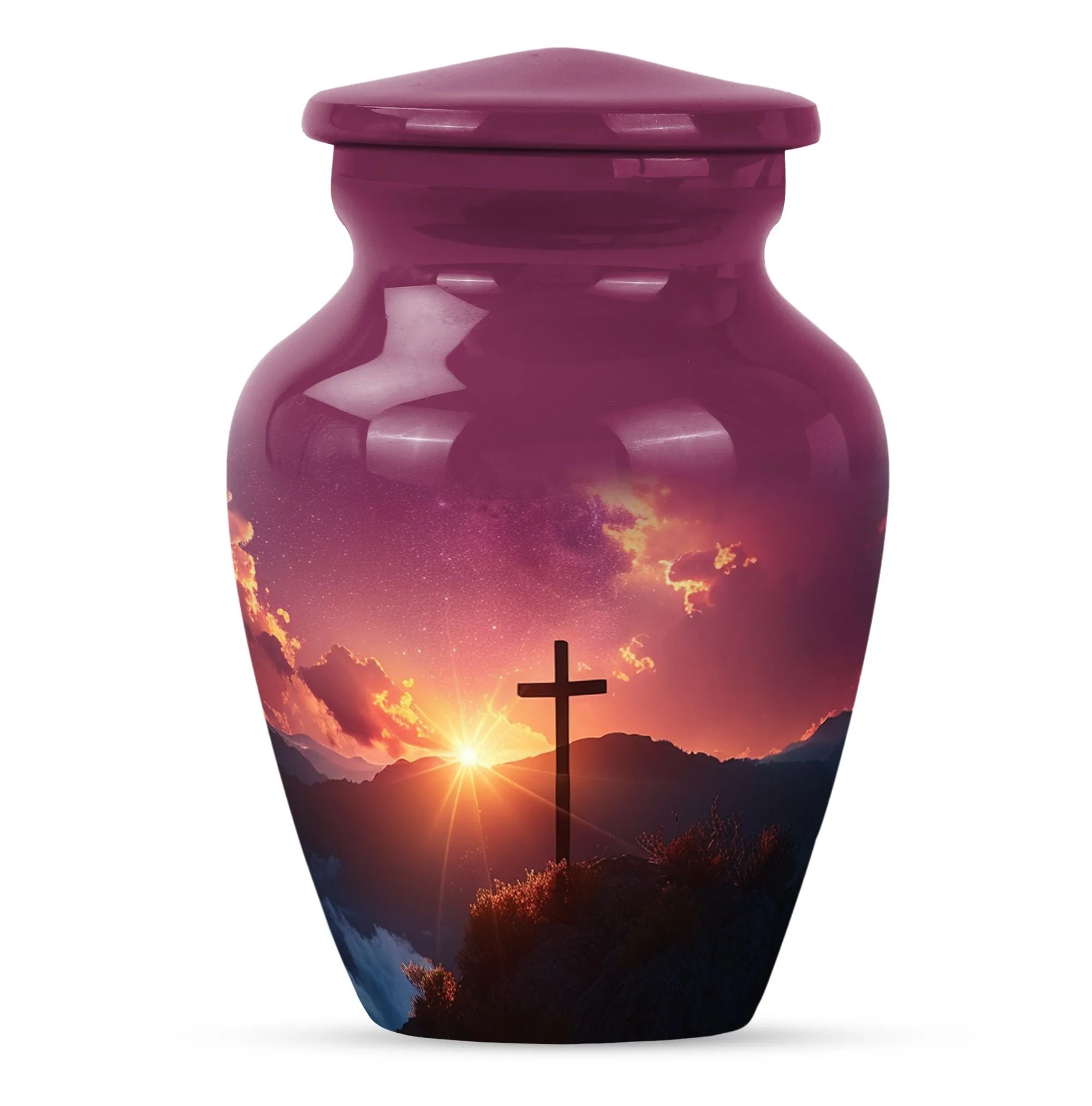 Cross Remembrance - A Memorable Urn for Women Ashes
