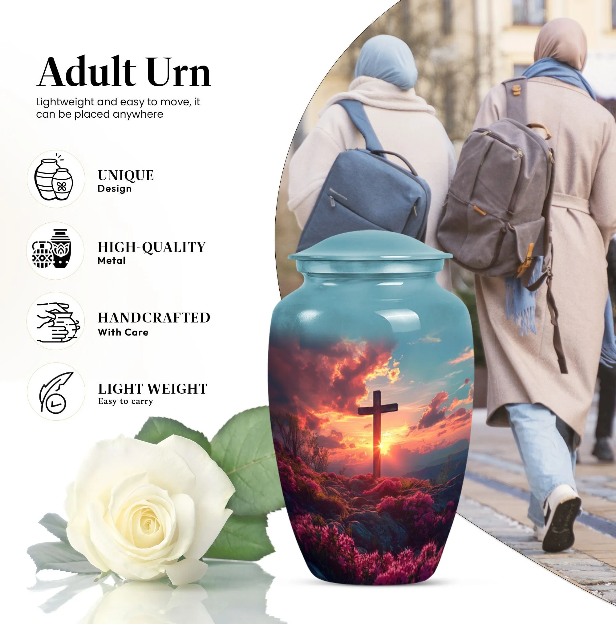 Cross Urn: A Cherished Cremation Dad Urn for Impressive Memorials