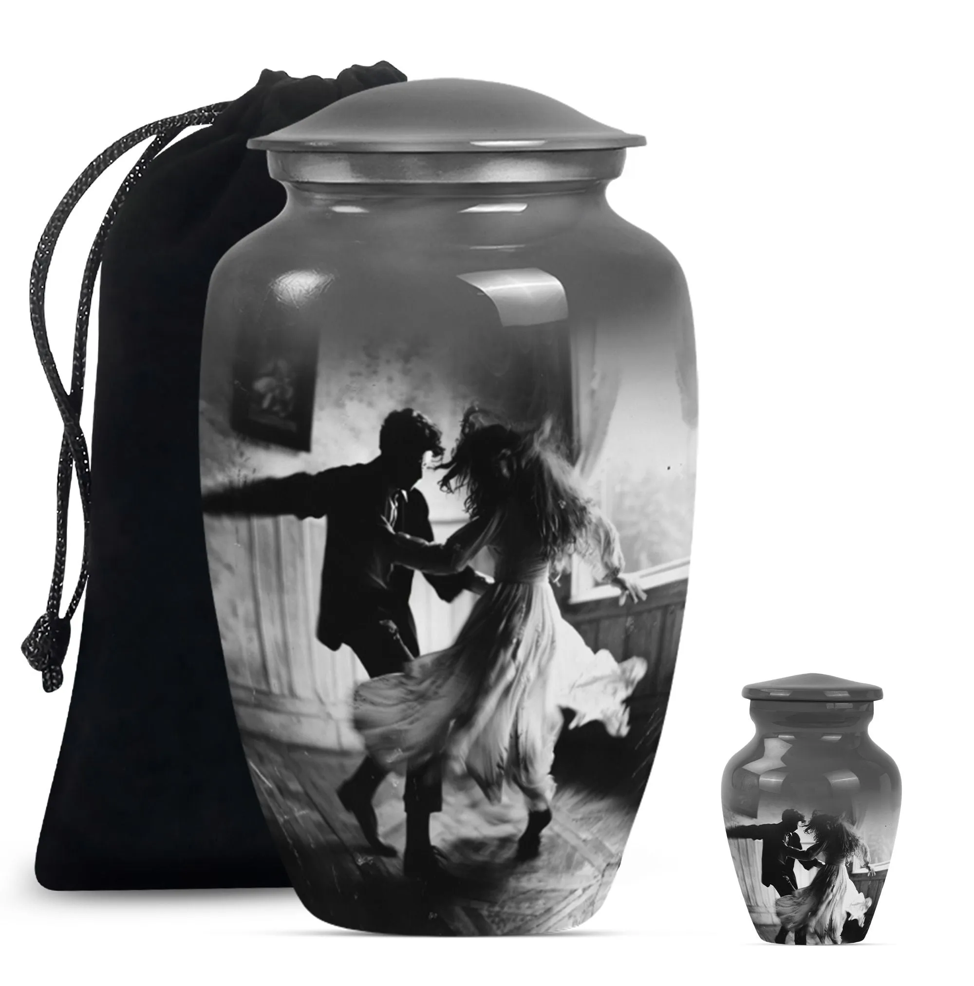 Dancing Urn: Elegant Remembrance Cremation Keepsake Urn