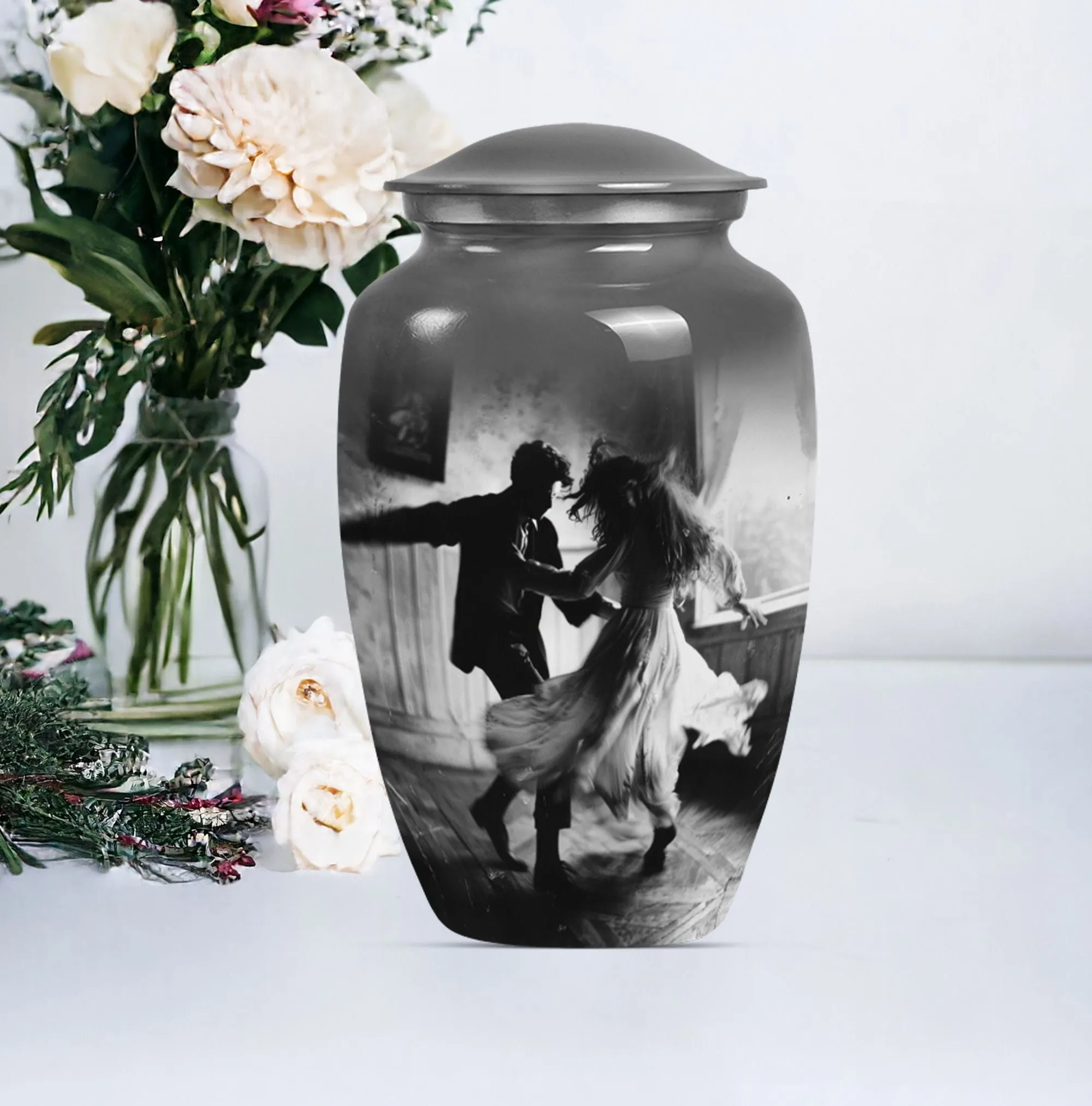 Dancing Urn: Elegant Remembrance Cremation Keepsake Urn