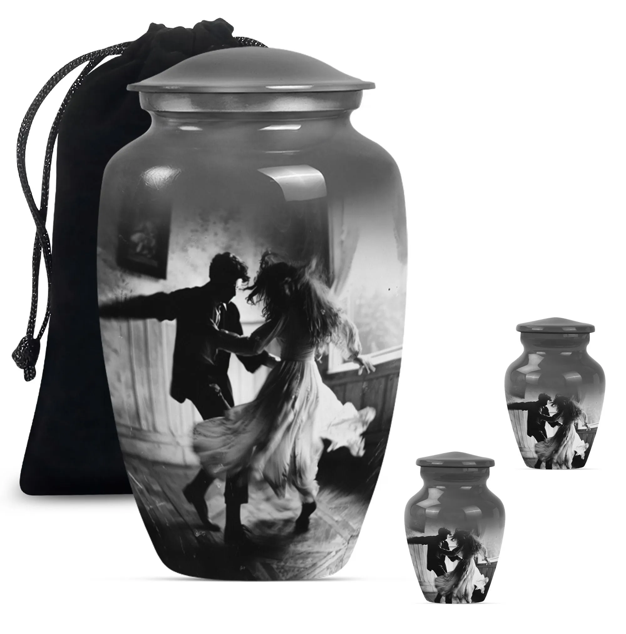 Dancing Urn: Elegant Remembrance Cremation Keepsake Urn