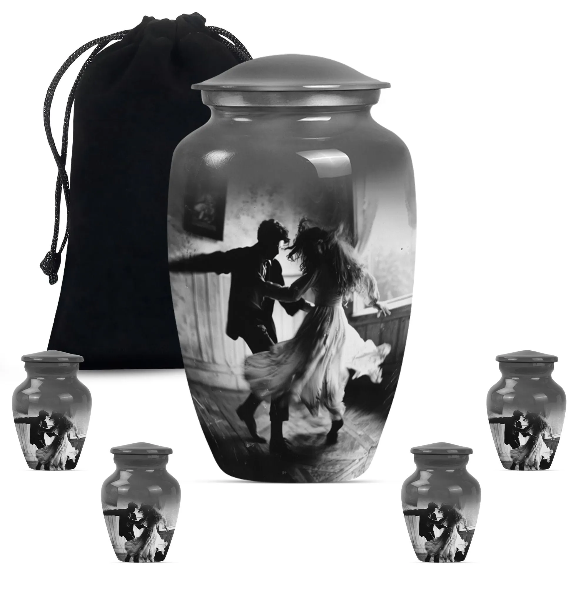 Dancing Urn: Elegant Remembrance Cremation Keepsake Urn