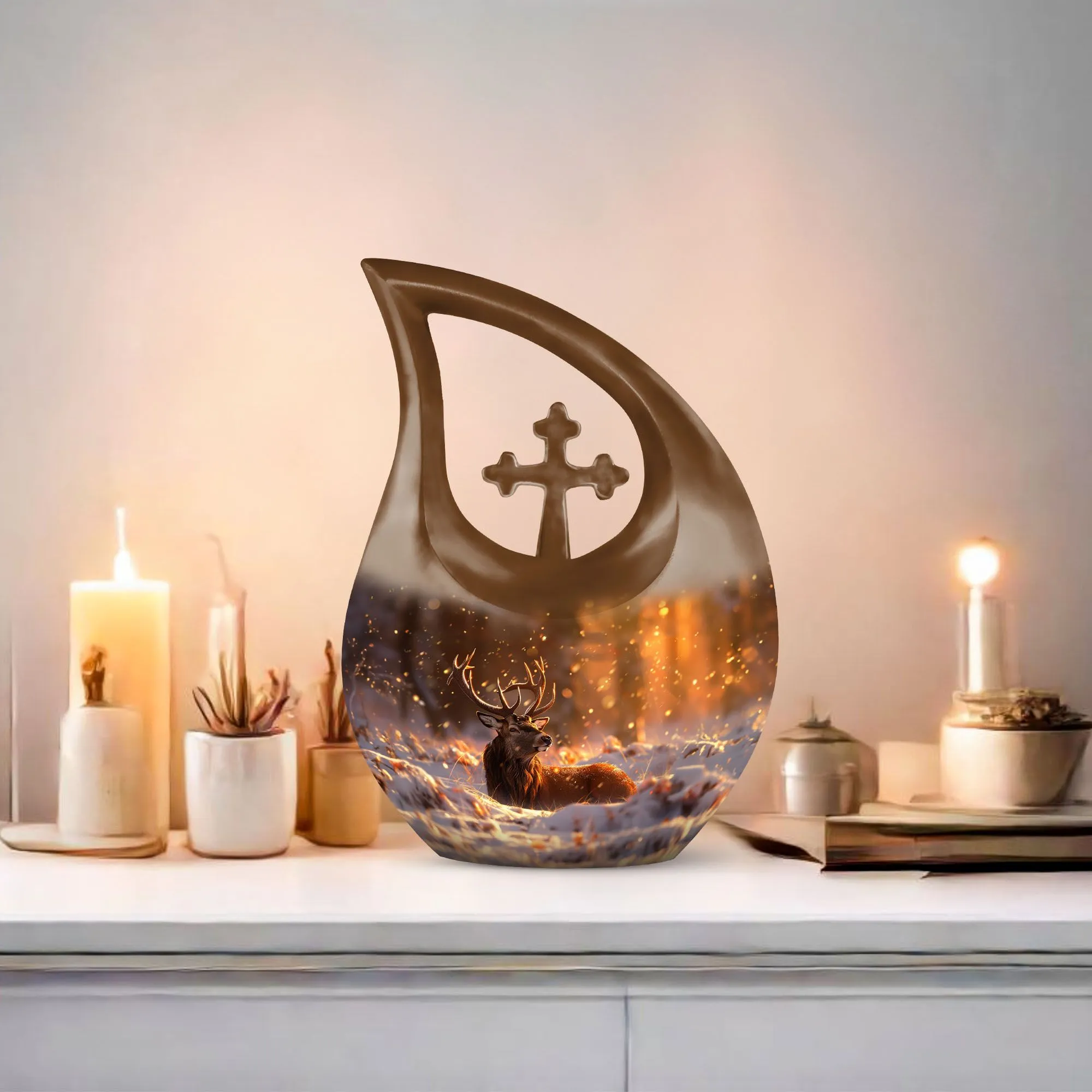 Deer  most popular cremation urn small urn for humans