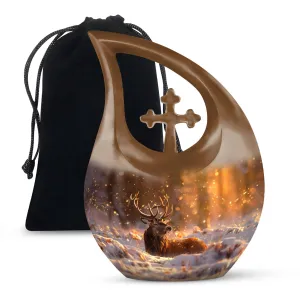 Deer  most popular cremation urn small urn for humans