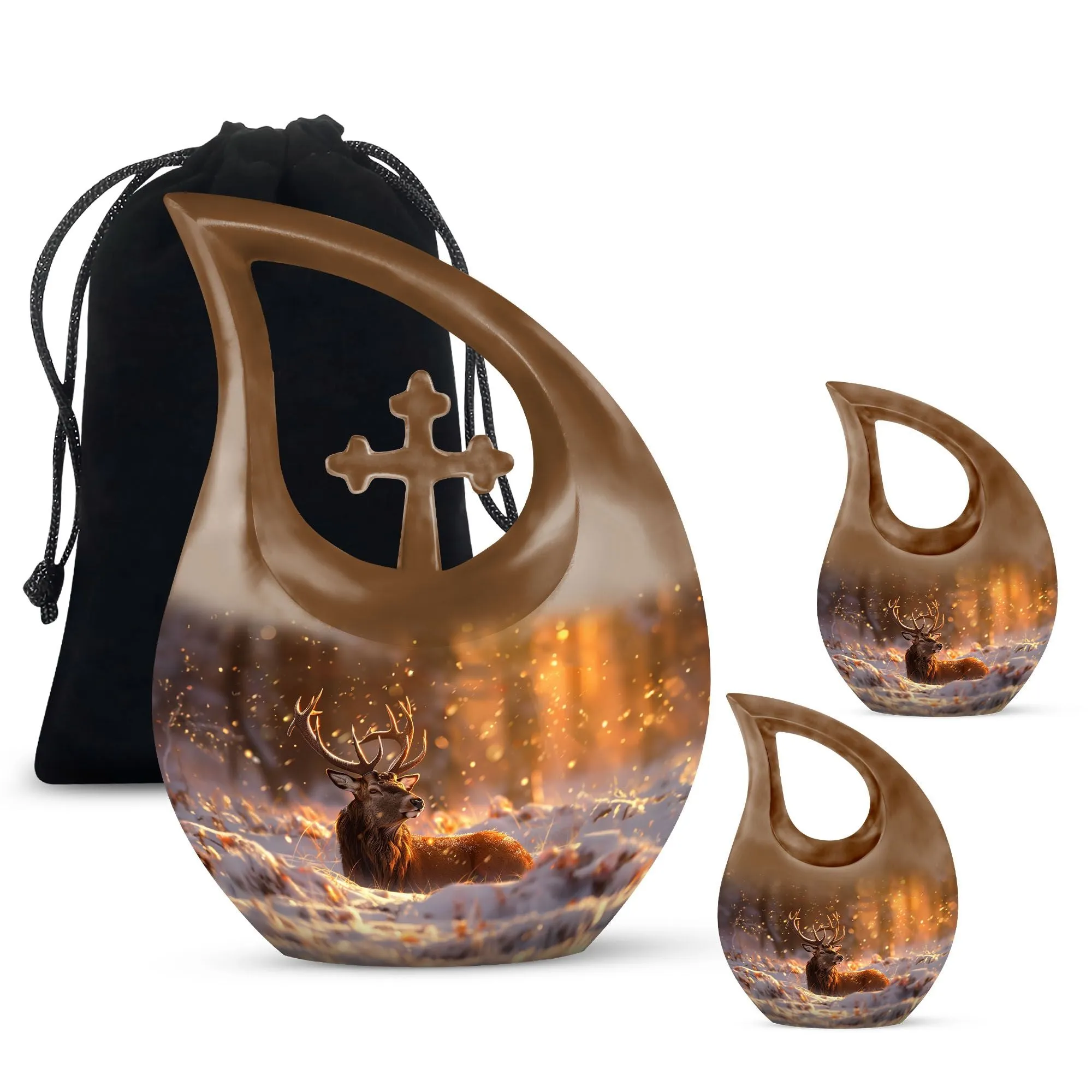 Deer  most popular cremation urn small urn for humans