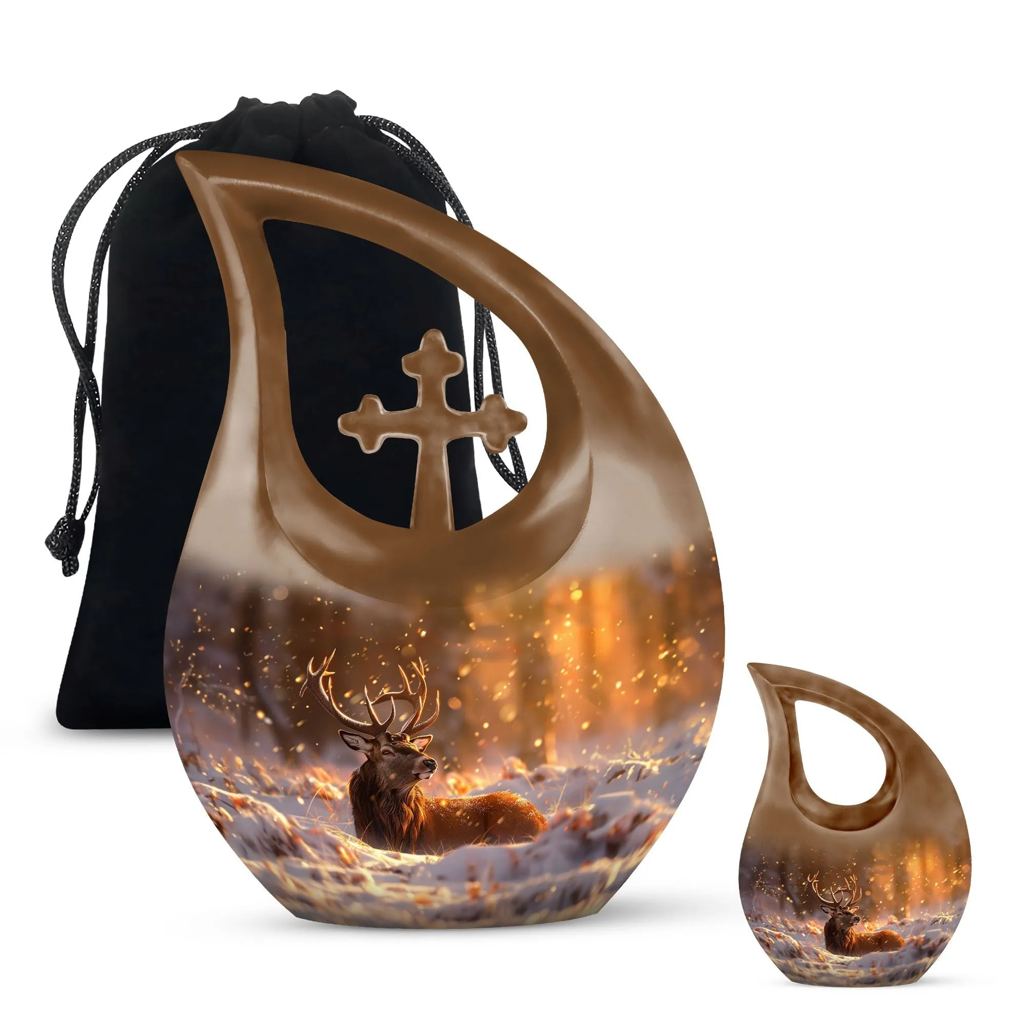 Deer  most popular cremation urn small urn for humans