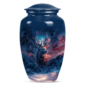 Deer Themed Cremation Urn - Commemoration for Cremation Rites