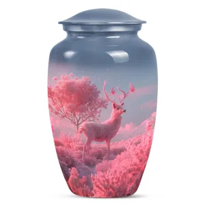 Deer Tribute Cremation Urn - A Classic Resting Place for Ashes