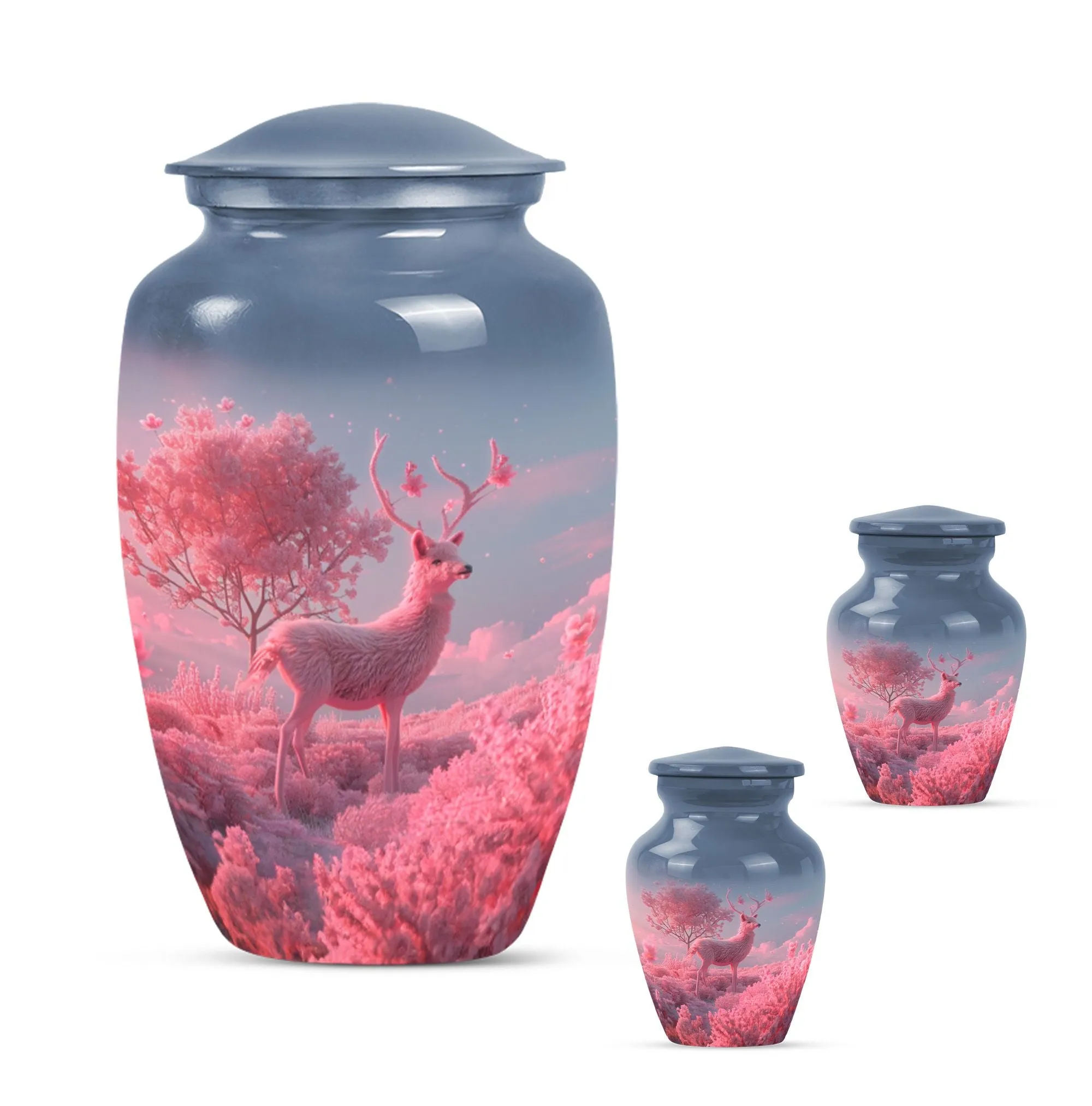 Deer Tribute Cremation Urn - A Classic Resting Place for Ashes