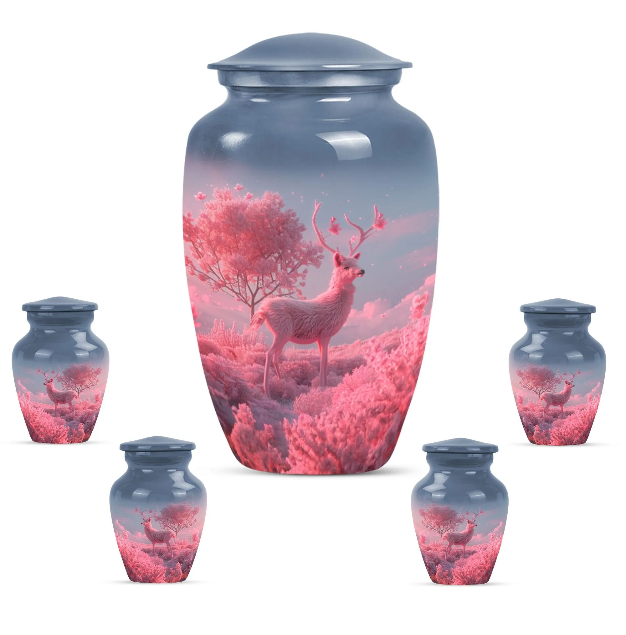 Deer Tribute Cremation Urn - A Classic Resting Place for Ashes