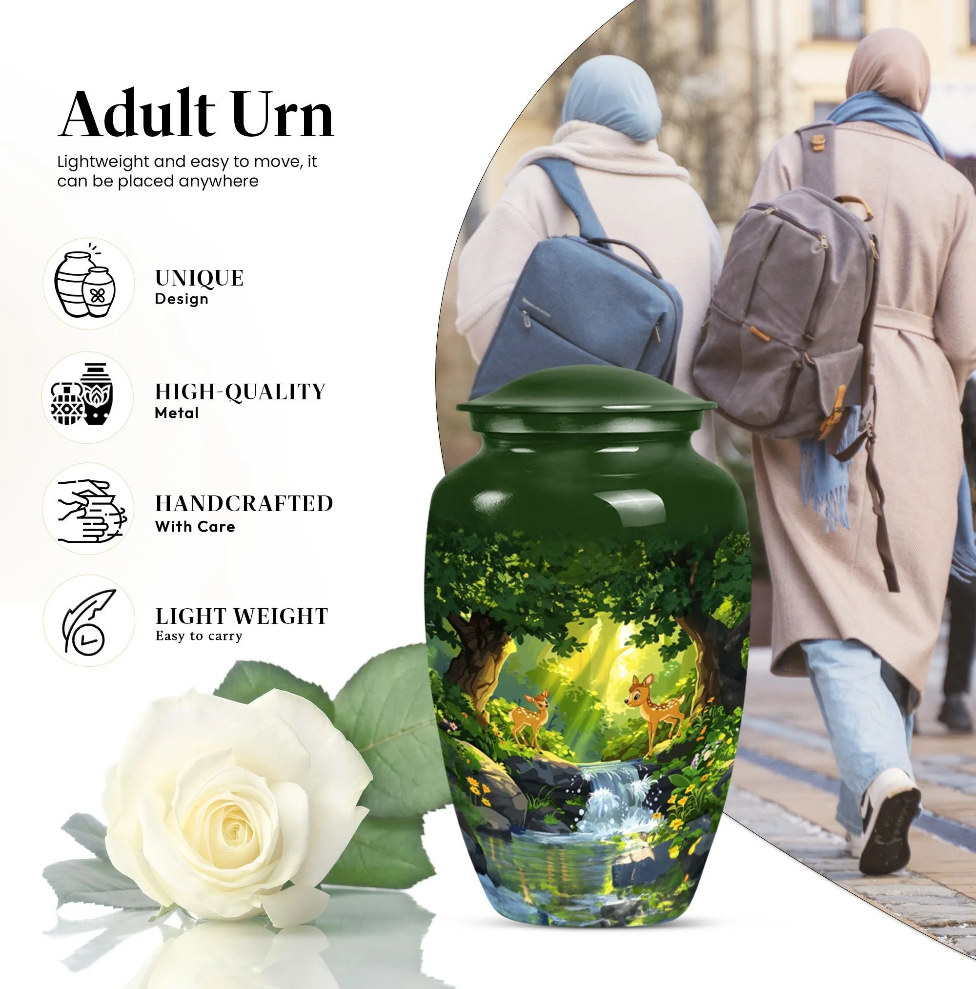 Deer Urn: A Unique Memorial Homage for Women's Ashes
