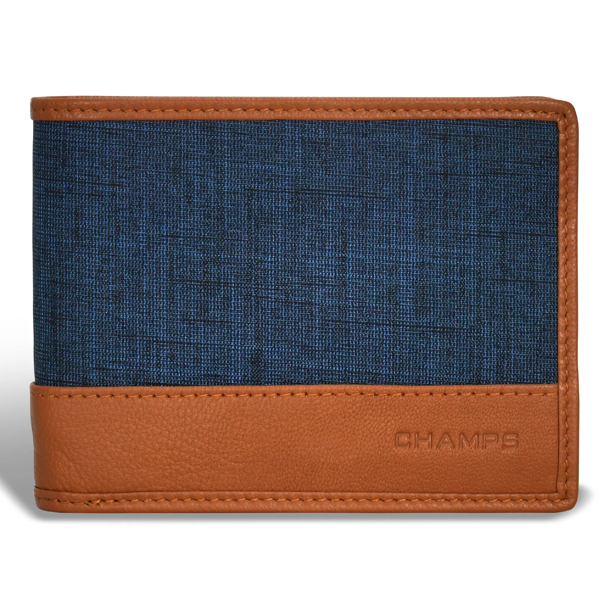 Denim / Leather Top Wing Wallet *Drop Ship*