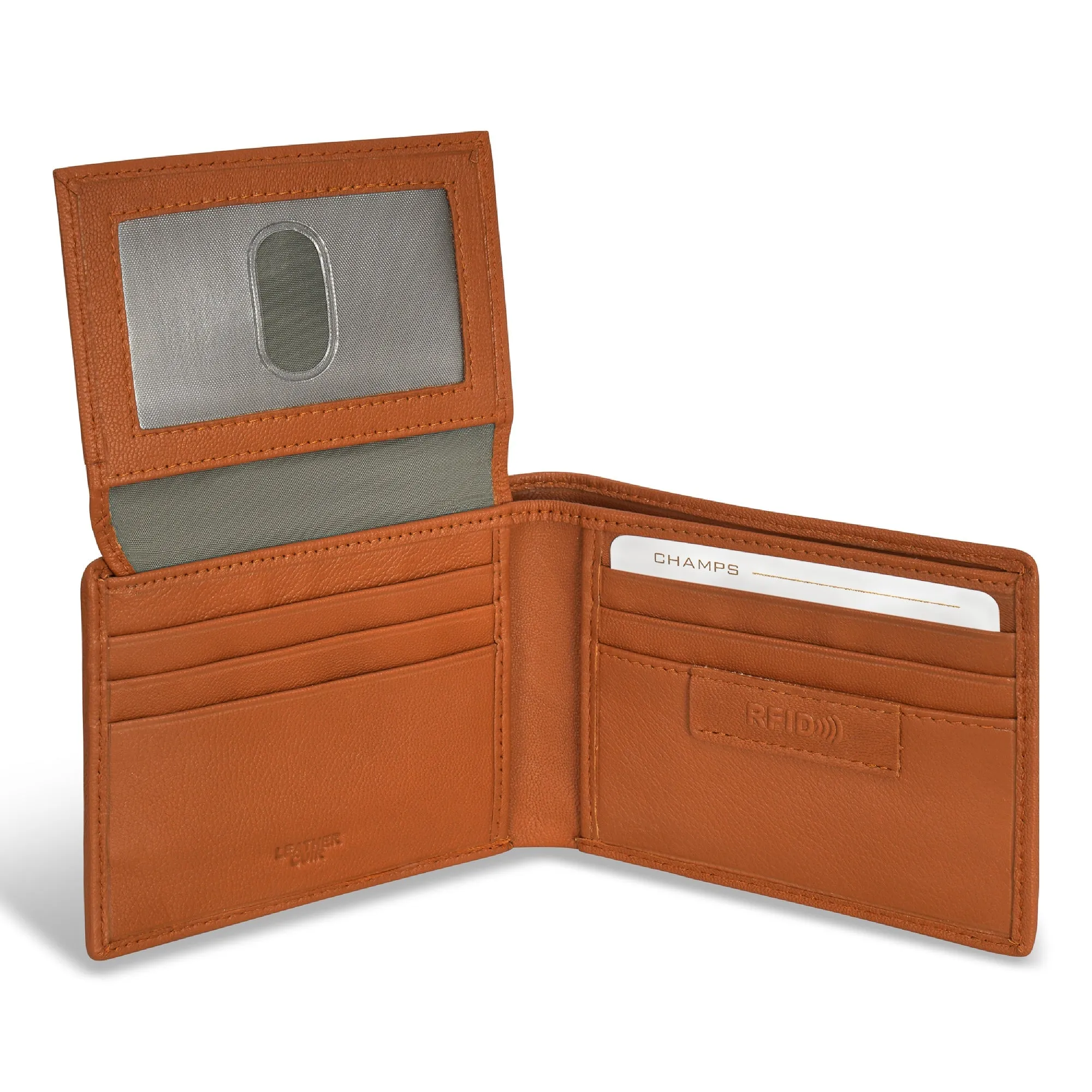 Denim / Leather Top Wing Wallet *Drop Ship*