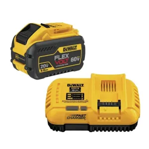 DEWALT DCB118X1-60V Max Flexvolt Lithium Battery With Charger, 9-Ah