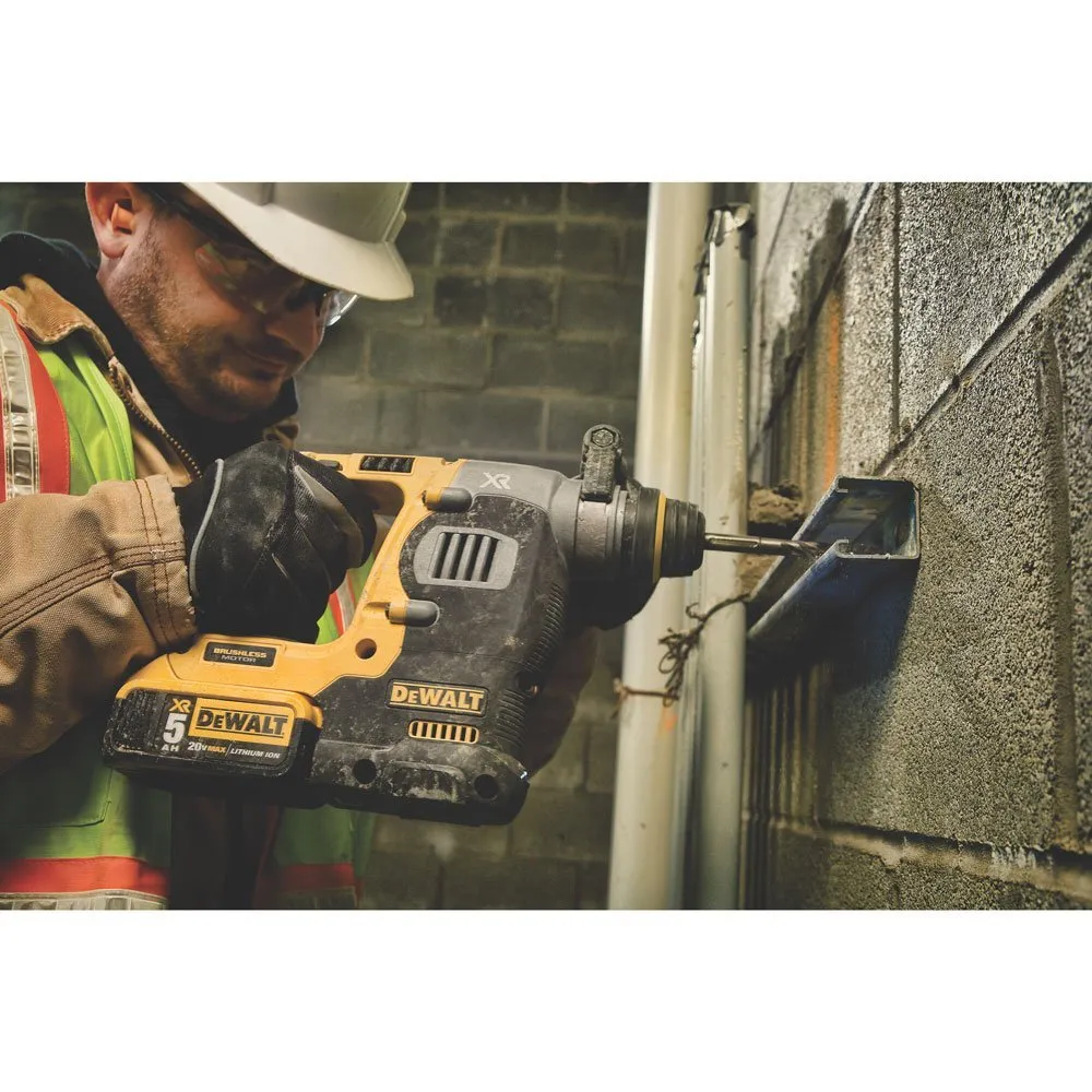 DeWALT DCH273P2 20V MAX 1" XR Brushless SDS PLUS L-Shape Rotary Hammer Kit