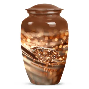Diamond Embrace Cremation Keepsake Urn For Storing Human Ashes