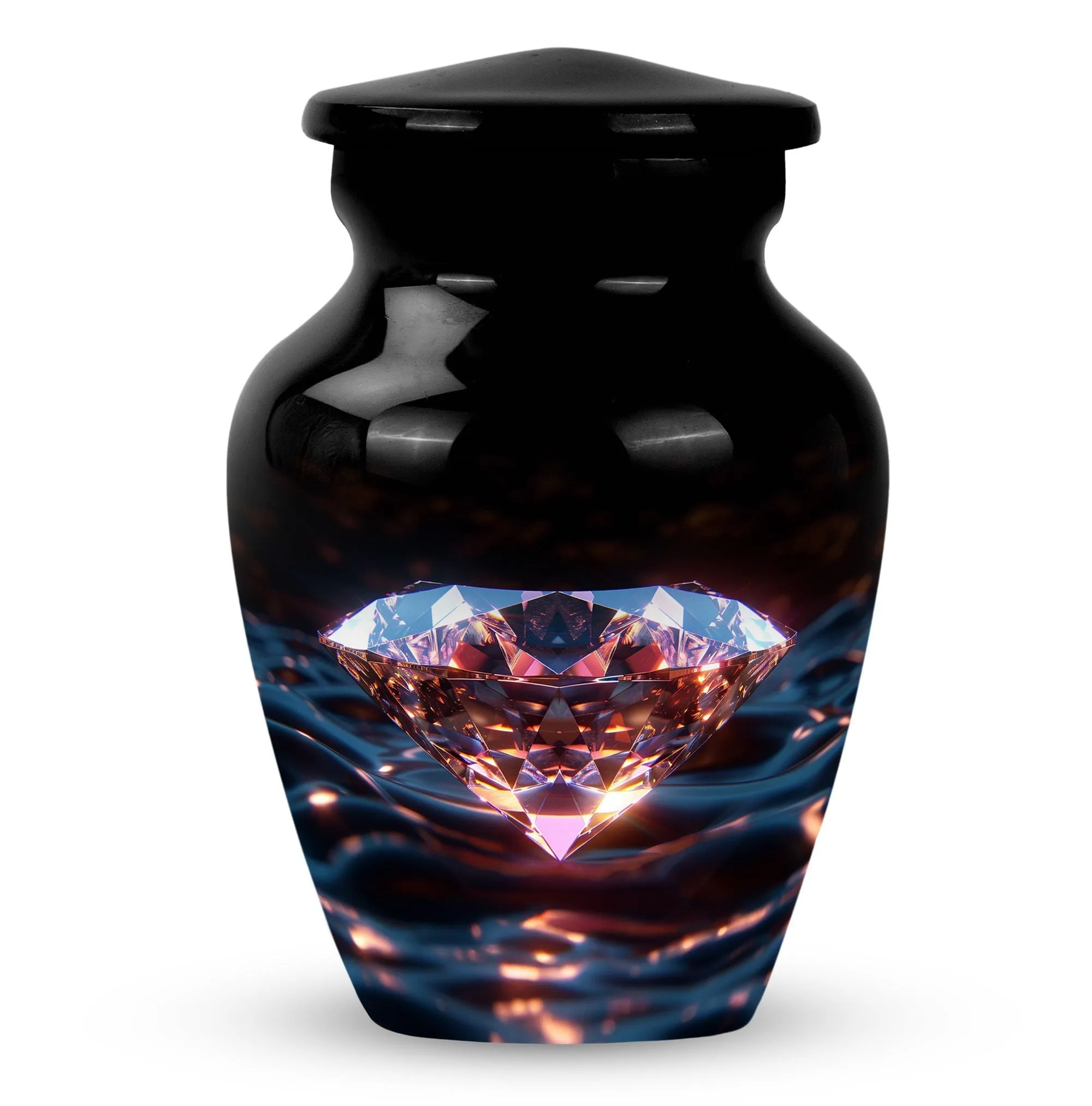 Diamond Tribute: Memorial Forever Cremation Urn For Ashes