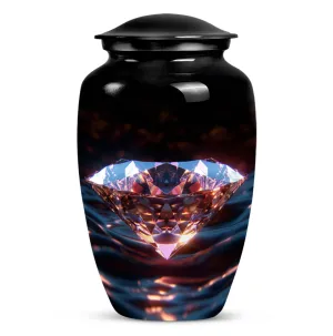 Diamond Tribute: Memorial Forever Cremation Urn For Ashes