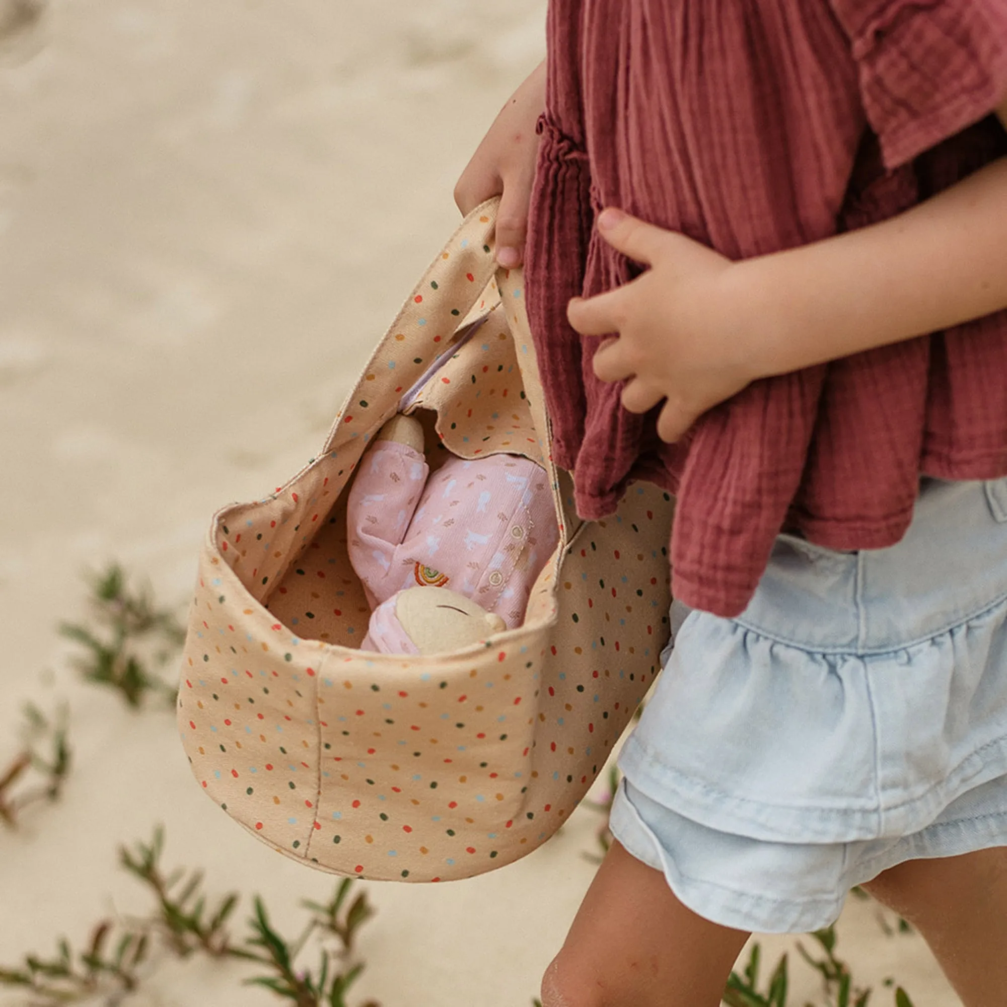 Dinkum Dolls Carry Cot -  Gumdrop