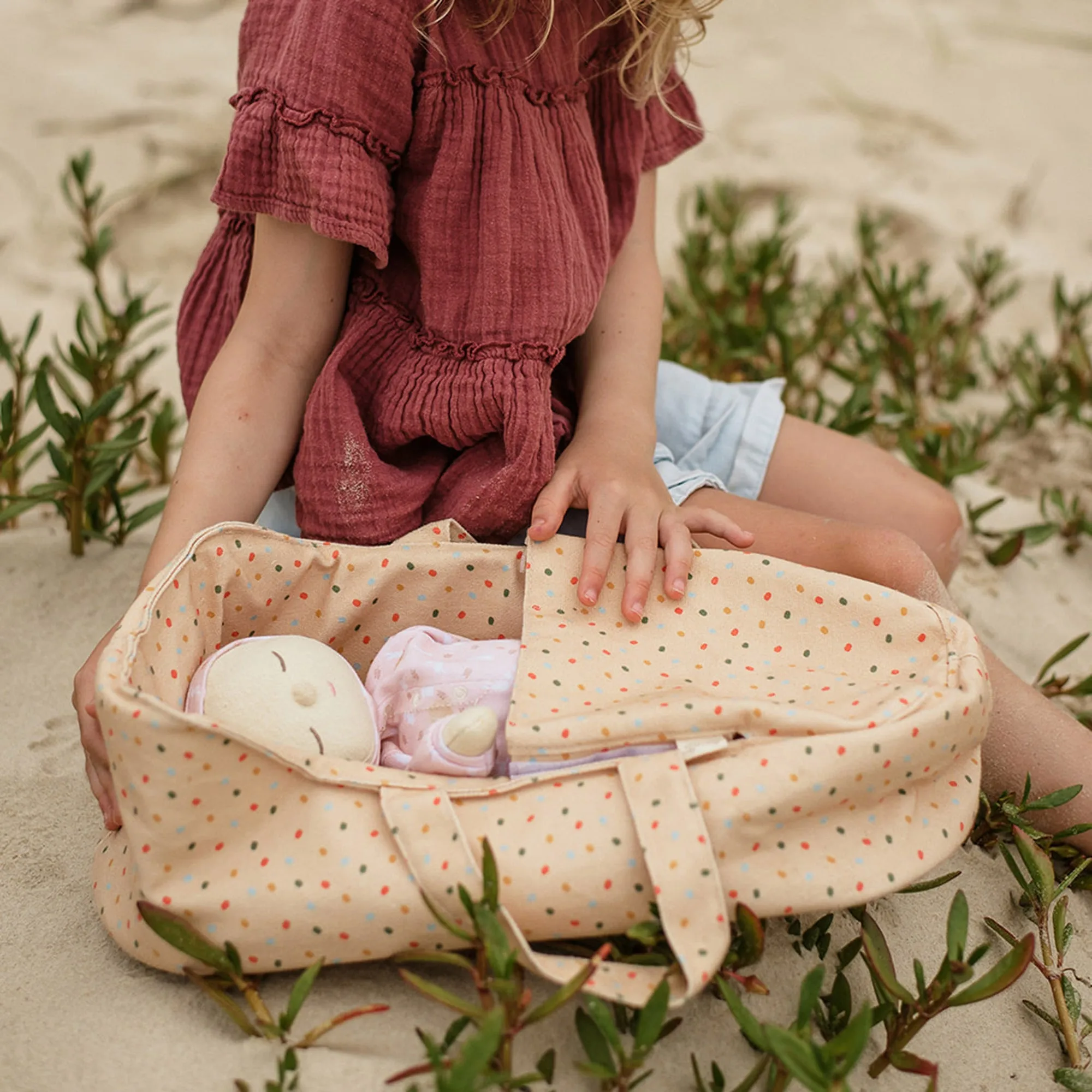 Dinkum Dolls Carry Cot -  Gumdrop
