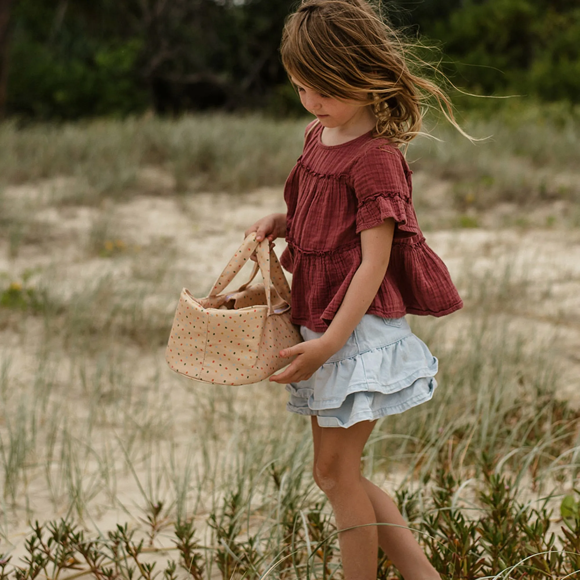 Dinkum Dolls Carry Cot -  Gumdrop