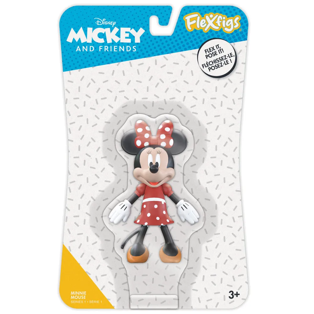 Disney FleXfigs: Mickey & Minnie 2-Pack Poseable Action Figures