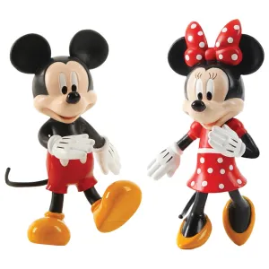 Disney FleXfigs: Mickey & Minnie 2-Pack Poseable Action Figures