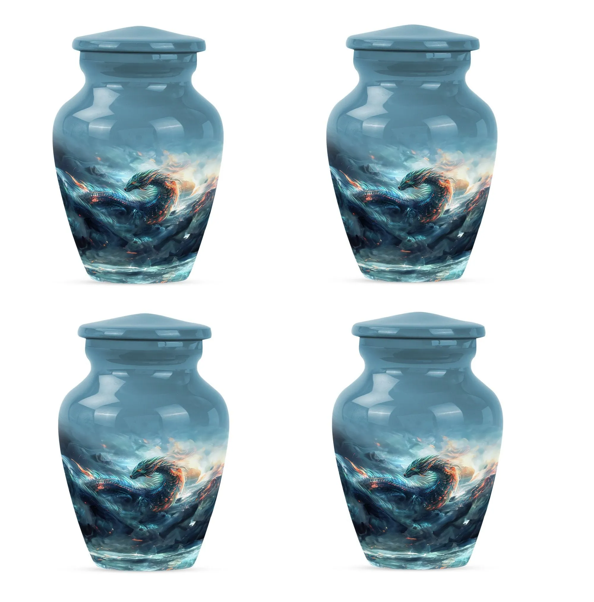 Divine Dragon - Restful Eternity Cremation Urn for Human Ashes