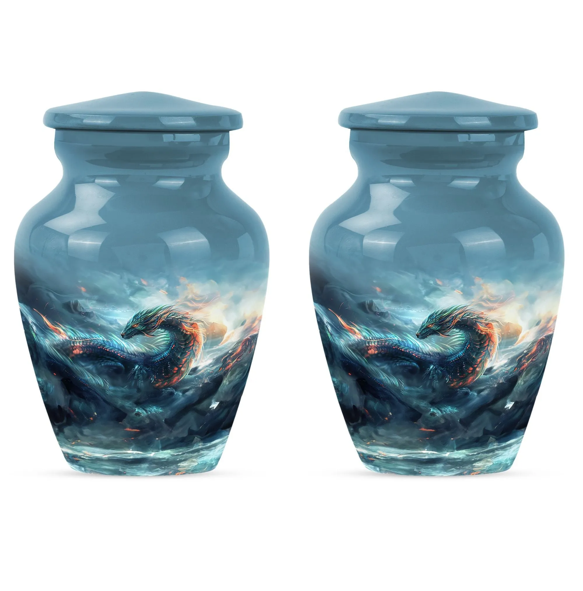 Divine Dragon - Restful Eternity Cremation Urn for Human Ashes