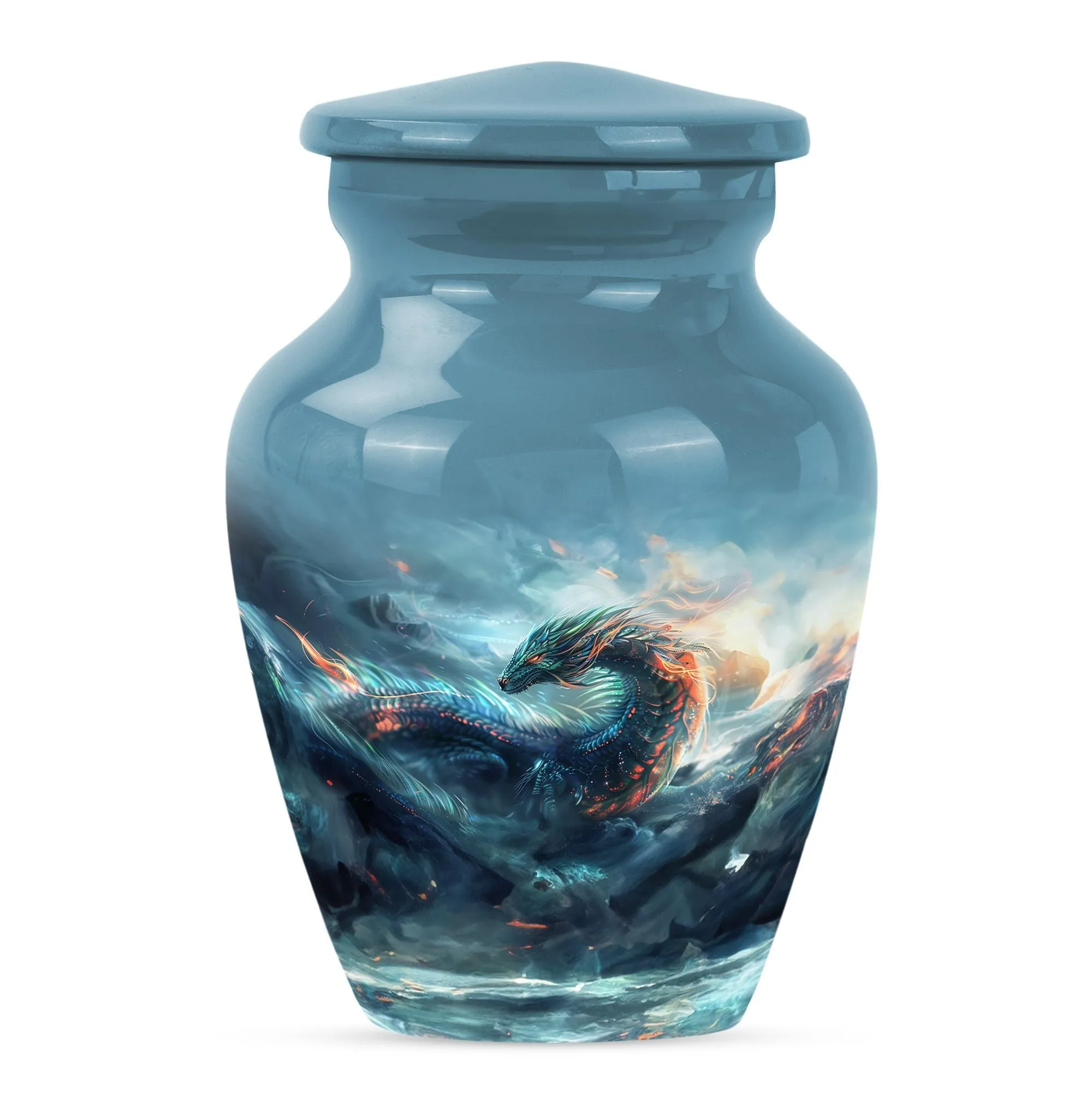 Divine Dragon - Restful Eternity Cremation Urn for Human Ashes