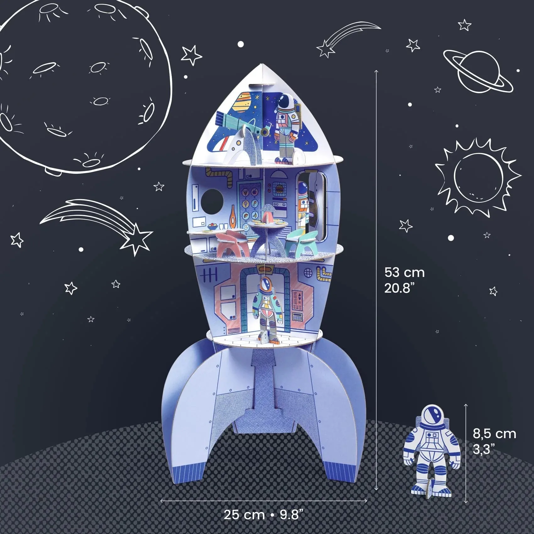 DIY CAP Space Rocket