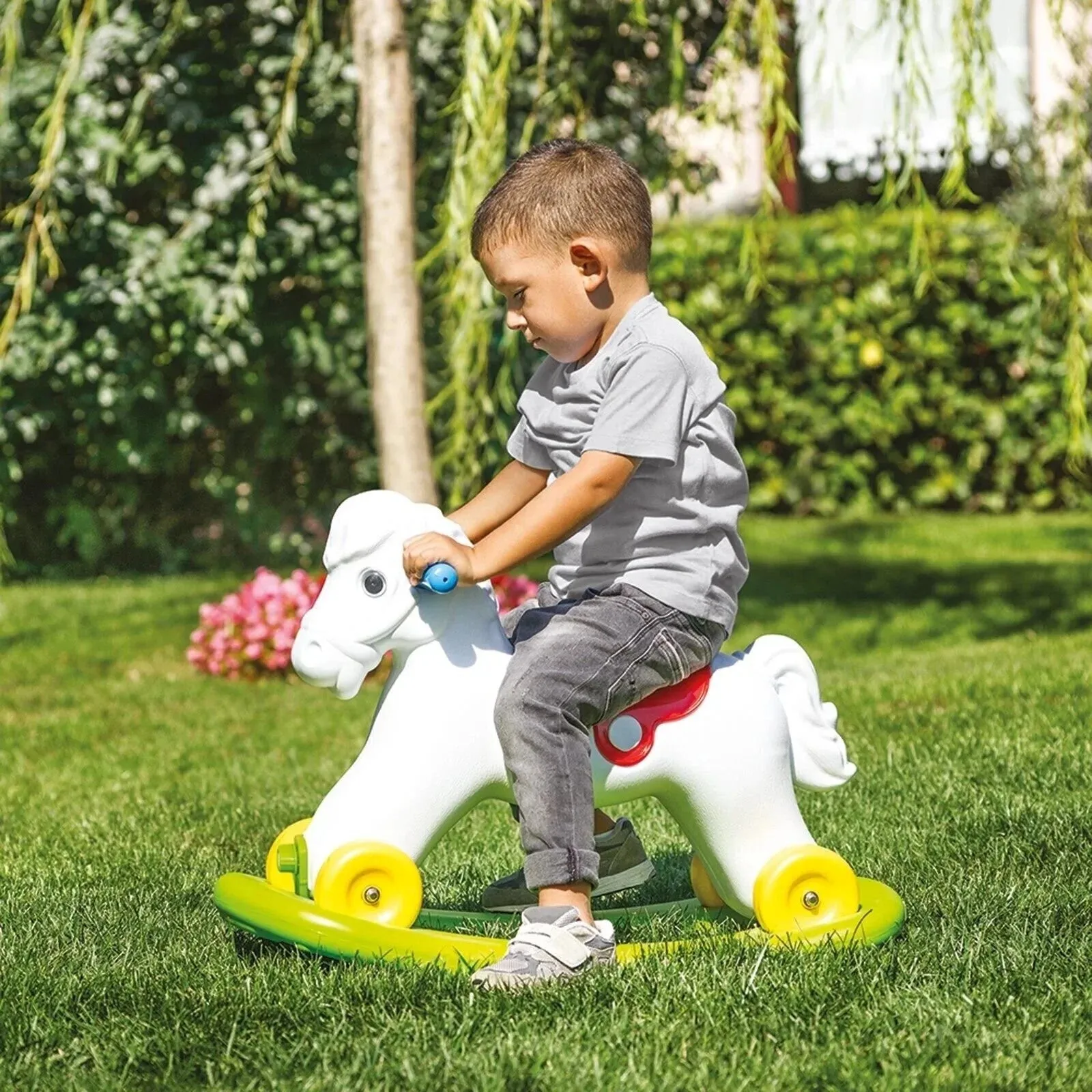 Dolu Rocking Horse with Wheels