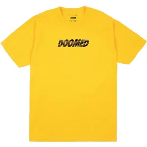 Doomed Cracked T-Shirt - Yellow