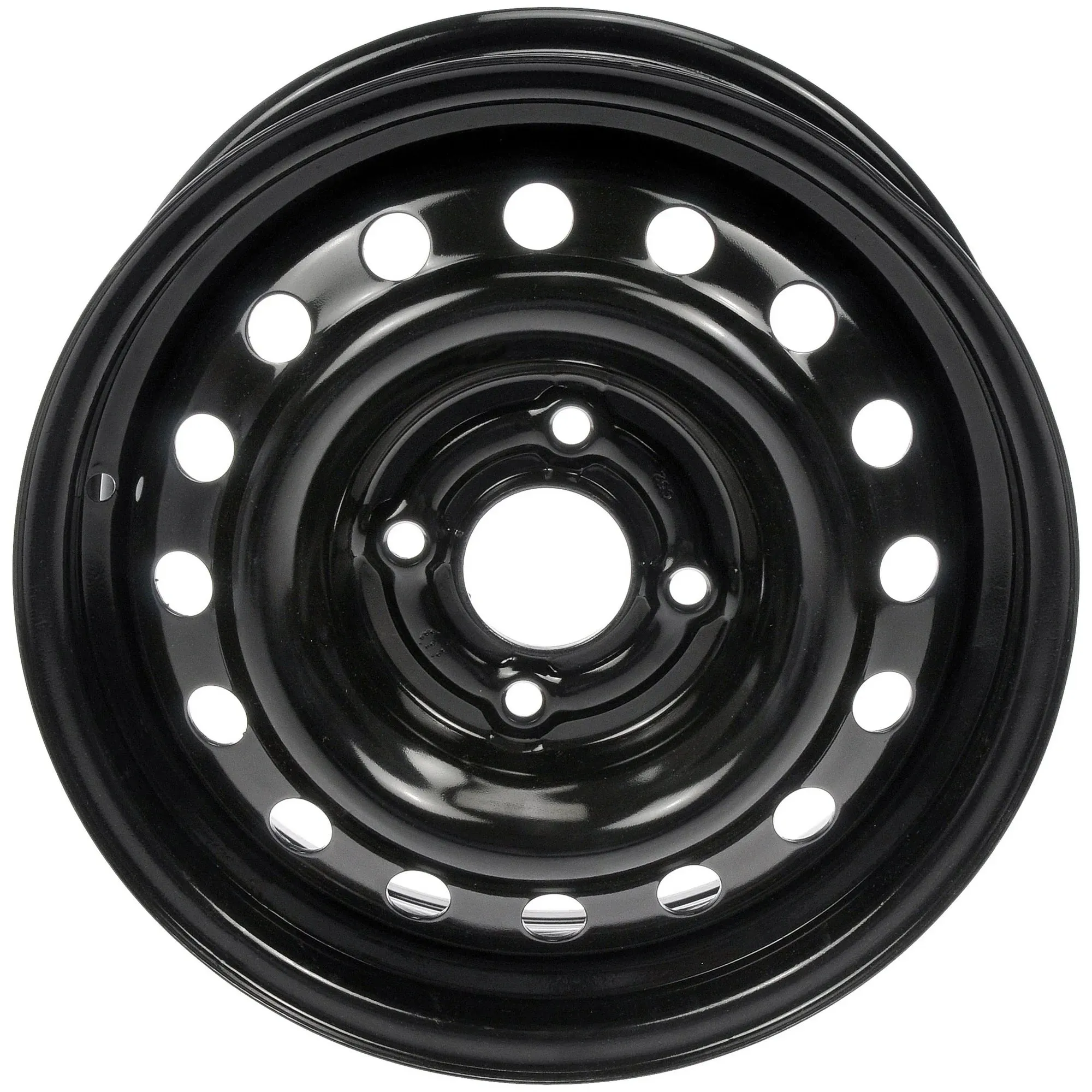 Dorman 939-135 Steel 15" Wheel Rim 15 x 5.5-inch 4-Lug Black, for Specific Nissan Models Fits select: 2007-2012 NISSAN VERSA