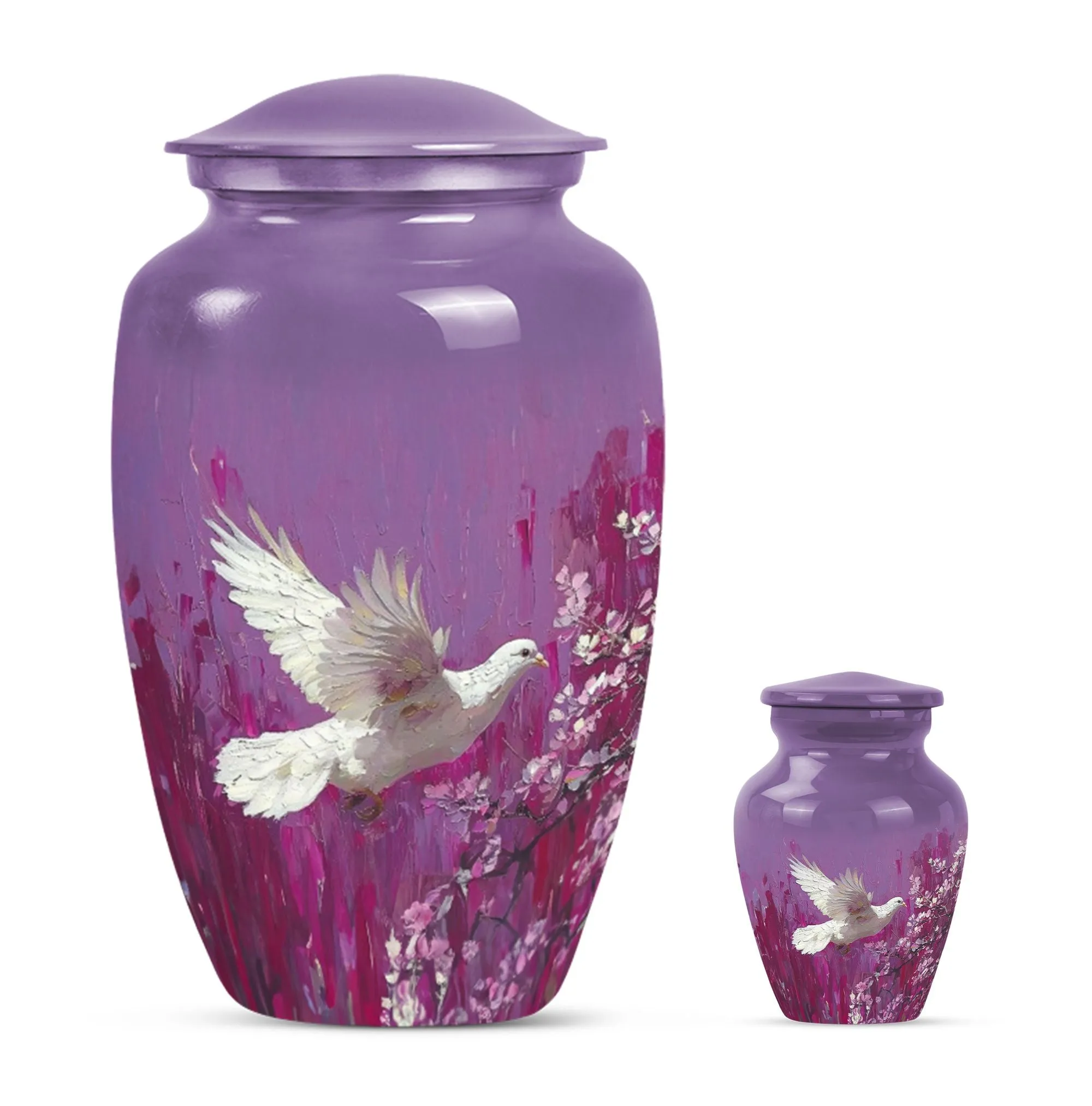 Dove Bird Cremation Adult Urns For Human Ashes
